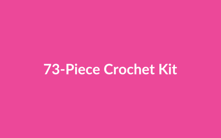 73-Piece Crochet Kit for Beginners - Crafty Baddie review